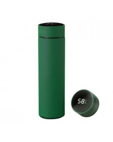 Кружка-термос с индикацией температуры 450 мл Зелёный..