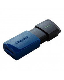 USB Флеш-Драйв  64Gb  Kingston  DT Exodia M USB 3.2 Black-Blue Сдвижной кол..