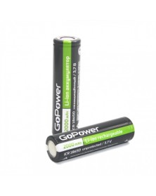 Аккумулятор Li-ion GoPower ICR18650 PC1 3.7V 2000mAh без защиты, ПЛОСКИЙ .. Аккумулятор Li-ion GoPower ICR18650 PC1 3.7V 2000mAh без защиты, ПЛОСКИЙ ..