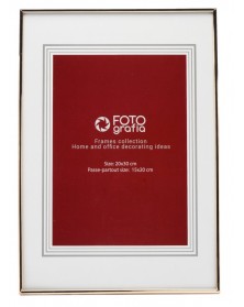 Ф/Рамка  FFM - 5046  Металл 21*30  Золотая..