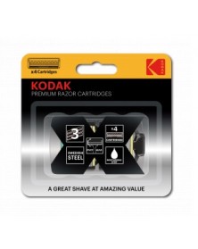Сменные кассеты для бритья Kodak Premium Razor 3 лезвия 4 штуки (96) (30425.. Сменные кассеты для бритья Kodak Premium Razor 3 лезвия 4 штуки (96) (30425..