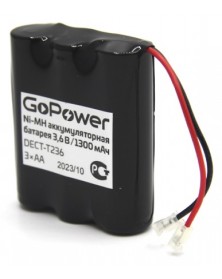 Аккумулятор радио/тел GoPower T236 - 3*3AA PC1 NI-MH 1300 mAh.. Аккумулятор радио/тел GoPower T236 - 3*3AA PC1 NI-MH 1300 mAh..