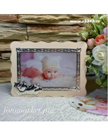 Ф/Рамка POLDOM  CK-605 10*15-P  металлическая Детская      ..