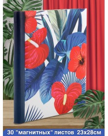 Ф/Альбом  Pioneer  (118073)  SA-30 Магн.листов (23*28)  Fleur-de-lis      (..