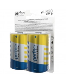 Батарейка PERFEO LR-20 (2BL)(20/120) 1.5V.. Батарейка PERFEO LR-20 (2BL)(20/120) 1.5V..
