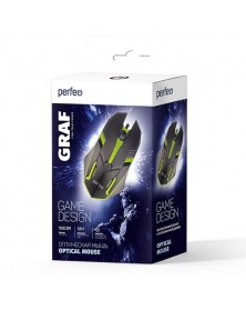 Мышь Perfeo Graf (USB, 1000dpi,Optical) Black И.. Мышь Perfeo Graf (USB, 1000dpi,Optical) Black И..
