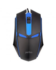 Мышь Perfeo  Face                          (USB, 1000dpi,Optical) Black Игр..
