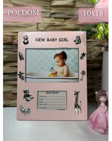 Ф/Рамка POLDOM  CK-603 N 10*15-PK  металлическая Детская..