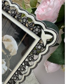 Ф/Рамка POLDOM  FC-11 10*15-PB-PW  металлическая      ..