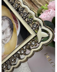 Ф/Рамка POLDOM  FC-11 10*15-ZG-CR  металлическая      ..