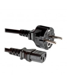 Кабель   Компьютер - Розетка 220V Telecom (TP021-1.8-BK) 1.8 м, пакет..