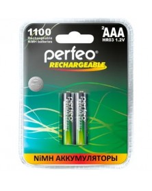 Аккумулятор PERFEO      R03 AAA BL2 NI-MH 1100mAh  1.2v (2/20)..