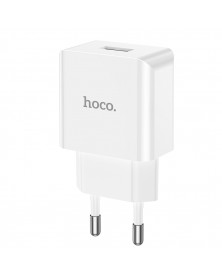 Сетевое Зарядное Устройство 220V- 1*USB выход Hoco C106A 2.1A White QC3... Сетевое Зарядное Устройство 220V- 1*USB выход Hoco C106A 2.1A White QC3...