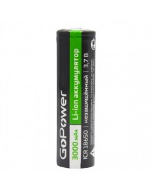 Аккумулятор Li-ion GoPower ICR18650 PC1 3.7V 3000mAh без защиты, ВЫСОКИЙ .. Аккумулятор Li-ion GoPower ICR18650 PC1 3.7V 3000mAh без защиты, ВЫСОКИЙ ..