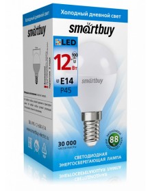 Лампа светодиодная SmartBuy (LED) P45- 12W-6000K E14 Холодный Дневной свет.. Лампа светодиодная SmartBuy (LED) P45- 12W-6000K E14 Холодный Дневной свет..