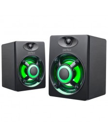 Колонки Perfeo PF-  Oreol                        2.0 (2*   3W)  Black Пласт..