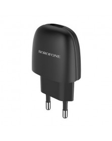 Сетевое Зарядное Устройство 220V- 1*USB выход   Borofone BA 49A  2.1A Black..