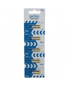 Батарейка Сигналка  PERFEO           A27     12V (  5BL)(70) Super Alkaline..
