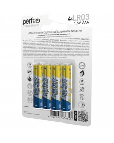 Батарейка PERFEO LR03 Alkaline ( 4BL)(120)(360) Super Alkaline.. Батарейка PERFEO LR03 Alkaline ( 4BL)(120)(360) Super Alkaline..