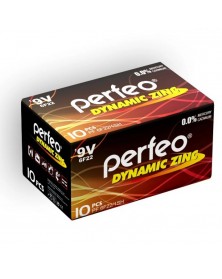Батарейка Крона  PERFEO         6F22    (10)(400)  Dynamic Zinc..