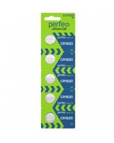 Батарейка PERFEO           CR1620  ( 5BL)(100) Lithium Cell  3 V..