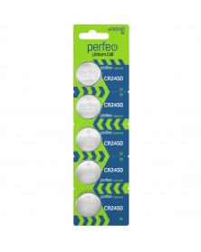 Батарейка PERFEO           CR2450  ( 5BL)(100) Lithium Cell  3 V..
