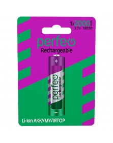 Аккумулятор Li-ion Perfeo ICR18650 PC1 3.7V 2000mAh без защиты, ВЫСОКИЙ .. Аккумулятор Li-ion Perfeo ICR18650 PC1 3.7V 2000mAh без защиты, ВЫСОКИЙ ..