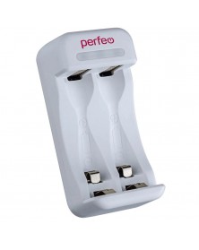Зарядное устройство  PERFEO PF-UN-210 Ni-MH/CD, 5V, 2 слота, AA/AAA (1/80)..