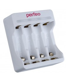 Зарядное устройство  PERFEO PF-UN-410 Ni-MH/CD, 5V, 4 слота, AA/AAA (1/80)..