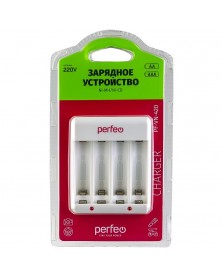 Зарядное устройство  PERFEO PF-VN-420 Ni-MH/CD, 220V, 4 слота, AA/AAA (1/80..