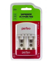Зарядное устройство  PERFEO PF-VN-421 Ni-MH/CD, 220V, 4 слота, AA/AAA/9V, т..