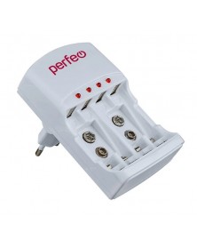 Зарядное устройство  PERFEO PF-VN-421 Ni-MH/CD, 220V, 4 слота, AA/AAA/9V, т..
