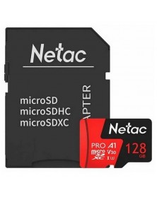 Карта памяти MicroSDXC 128Gb (Class 10) Netac + АдаптерSD P500 Extrem.. Карта памяти MicroSDXC 128Gb (Class 10) Netac + АдаптерSD P500 Extrem..