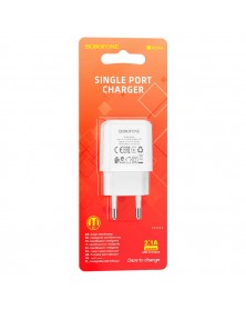 Сетевое Зарядное Устройство 220V- 1*USB выход   Borofone BA 64A  2.1A White..