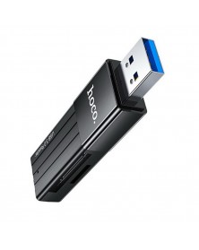 USB-картридер HOCO (HB 20) SD/MicroSD Black USB 3.0.. USB-картридер HOCO (HB 20) SD/MicroSD Black USB 3.0..