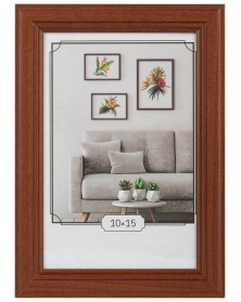 ФотоРамка IA  МДФ  10*15  C22  Красное дерево, вставка  ПЭТ              (1..