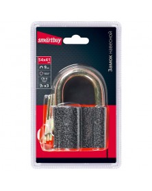 Замок Smartbuy (SBT-LK-5441)   навесной, корпус 54*41 мм, дужка d9.0 мм..