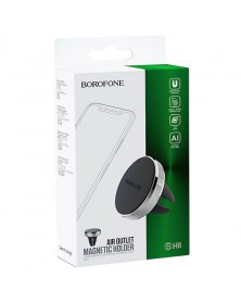 Автодержатель Borofone BH   8 Air для смартфона, на воздуховод, пластик, ма..