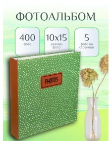 Ф/Альбом  Pioneer  (131674)  400 ф  10*15см, ПП карм, пер-т 3-кольца, Нейтр..