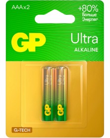 Батарейка GP ULTRA G-tech LR03 Alkaline 1,5 V ( 2BL)(20)(160).. Батарейка GP ULTRA G-tech LR03 Alkaline 1,5 V ( 2BL)(20)(160)..
