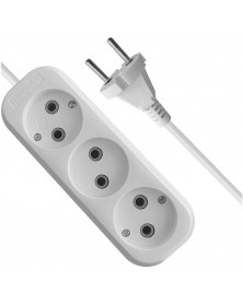 Удлинитель DEFENDER  B 230               15.0 м  3 розетки  (15) 10A ПВС 2*..