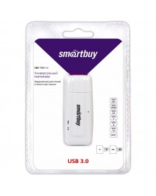 USB-картридер  SmartBuy  (SBR  -705-W) White  USB 3.0..