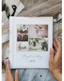 Ф/Альбом  PL - 003     SA-10 Магн.листов, внутр. спираль  (23*28)  Bright wedding    (12)