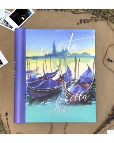 Ф/Альбом  PL - 006-3  SA-20 Магн.листов, внутр. спираль  (23*28)  Watercolo..