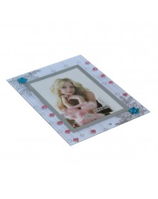 Ф/Рамка Стекло MD64-68         15*21  стразы, сердечки                     ..