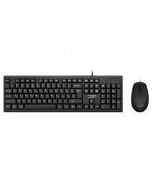 Набор CBR KB SET 711 Carbon        Клав Провод + Мышь Провод  (USB, 1200dpi..