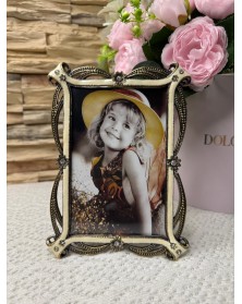 Ф/Рамка POLDOM  FC-12 10*15-ZG-CR  металлическая      ..