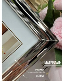 Ф/Рамка POLDOM  R-205 10*15-S  металлическая      ..