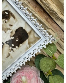 Ф/Рамка POLDOM  CK-1040 STWH 10*15 металлическая       (24)..