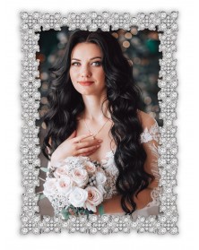Ф/Рамка ZEP KV9246  ROSSINI  10*15 металлическая 44509      ..